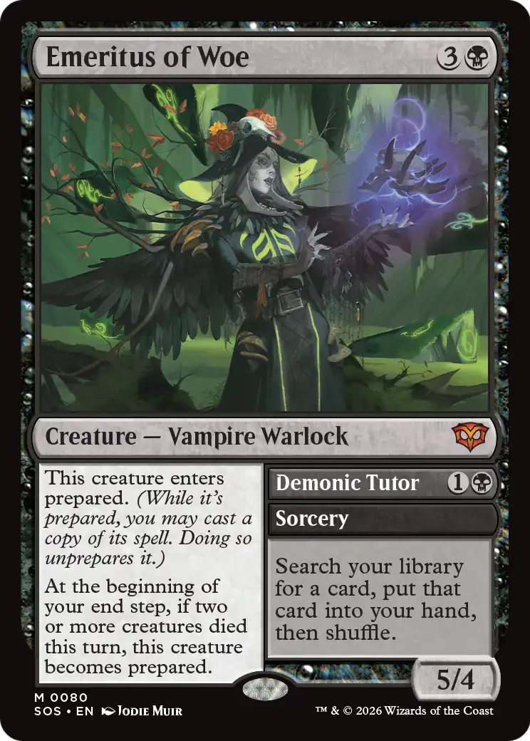 Emeritus of Woe // Demonic Tutor