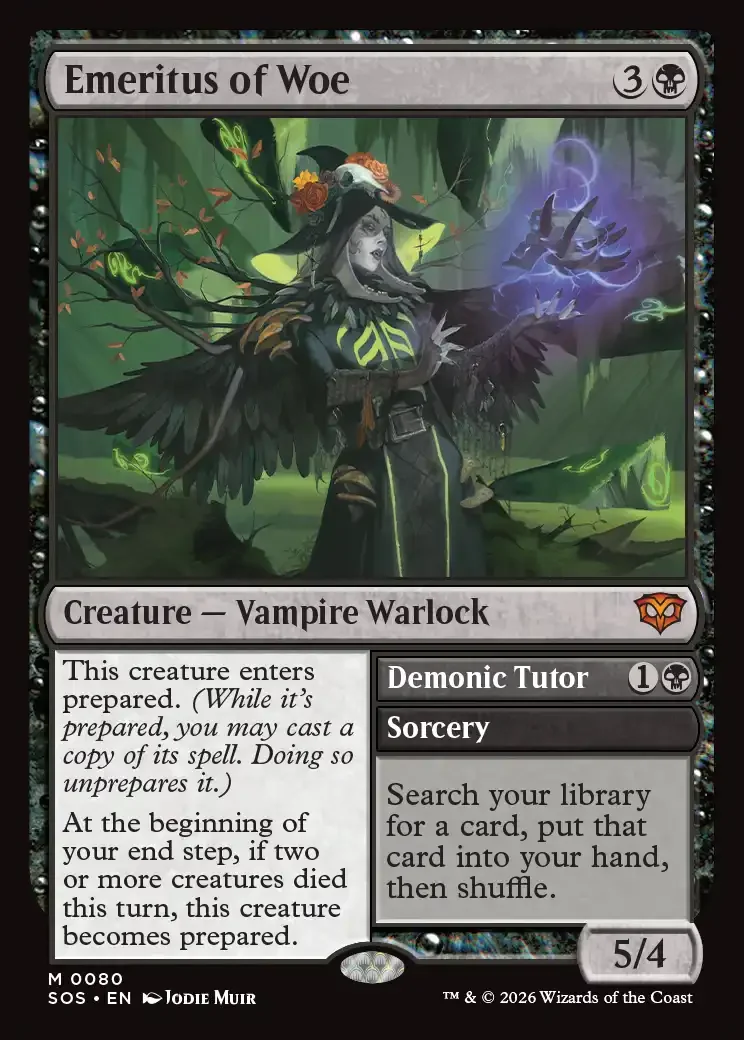 Emeritus of Woe // Demonic Tutor